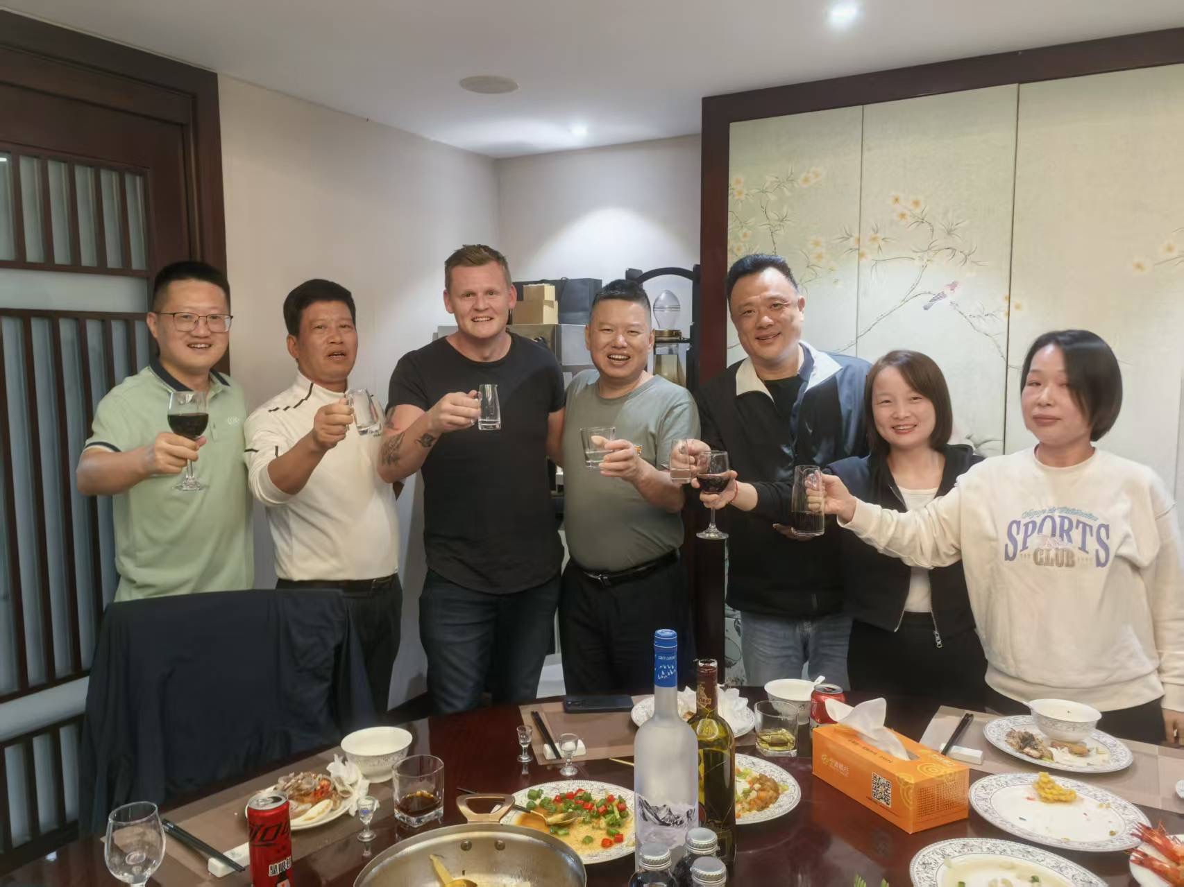 Lyden building relationships over dinner with suppliers